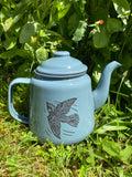 Sparrow tea pot