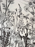 For the Bees, a limited edition lino cut print by Lou Tonkin