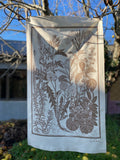 ‘Medicine Garden’ organic cotton tea towel
