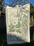 ‘Tea Garden’ organic cotton tea towel
