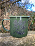 Oak enamel mug