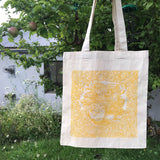 Time organic cotton tote bag